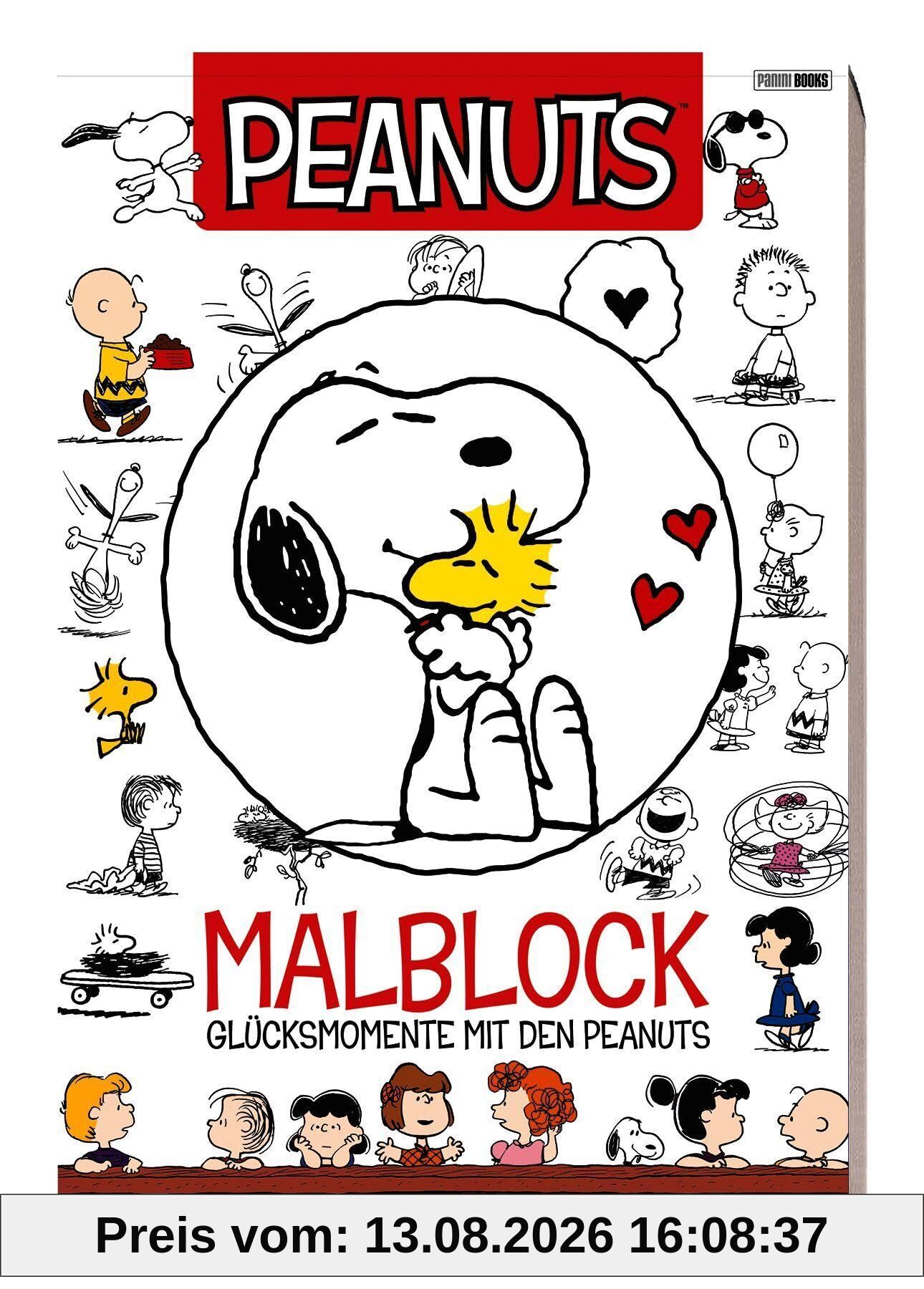 Peanuts: Malblock - Glücksmomente mit den Peanuts