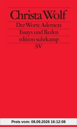 Der Worte Adernetz: Essays und Reden (edition suhrkamp)