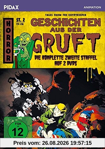 Geschichten aus der Gruft, Staffel 2 (Tales from the Cryptkeeper) / Weitere 13 Folgen der Grusel-Zeichentrickserie (Pidax Animation) [2 DVDs]