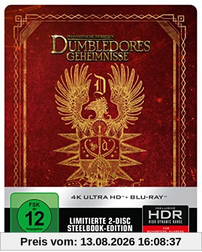 Phantastische Tierwesen: Dumbledores Geheimnisse - Steelbook [Blu-ray]
