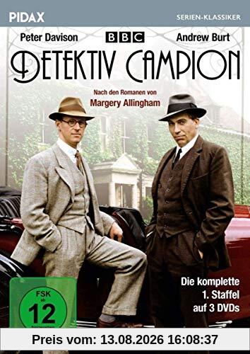 Detektiv Campion, Staffel 1 (Albert Camion) / Die komplette 1. Staffel der beliebten Krimiserie nach Romanen von Margery Allingham (Pidax Serien-Klassiker) [3 DVDs]