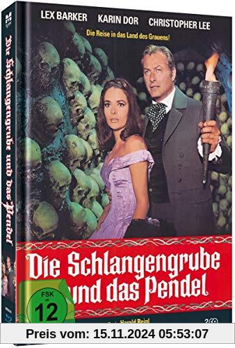 Die Schlangengrube und das Pendel - Limited Mediabook-Edition (+DVD/36-seitiges Booklet/in HD neu abgetastet) [Blu-ray]