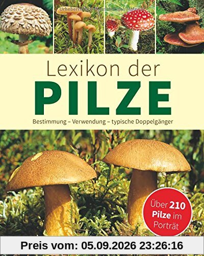 Lexikon der Pilze: Bestimmung, Verwendung, typische Doppelgänger - Über 210 Pilze im Porträt
