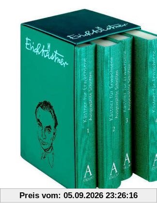 Kästner für Erwachsene / 4 Bände: Ausgewählte Schriften 1 - 4