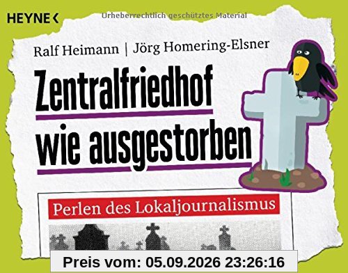 Zentralfriedhof wie ausgestorben: Perlen des Lokaljournalismus