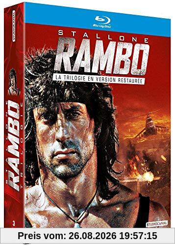 Coffret rambo 3 films : rambo ; la mission ; rambo III [Blu-ray] [FR Import]
