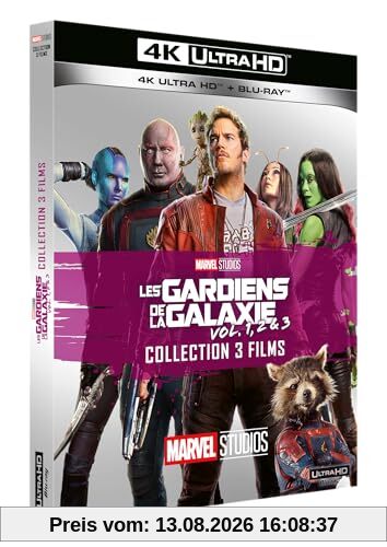Les gardiens de la galaxie - la trilogie 4k ultra hd [Blu-ray] [FR Import]