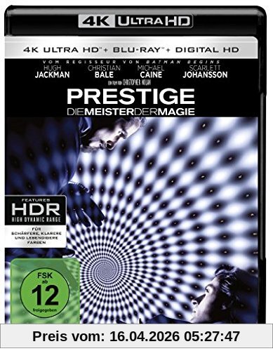 Prestige - Meister der Magie (4K Ultra HD + 2D-Blu-ray) (2-Disc Version)  [Blu-ray]