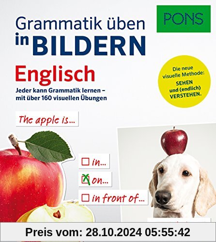 PONS Grammatik üben in Bildern Englisch: Jeder kann Grammatik lernen - mit über 140 visuellen Übungen.