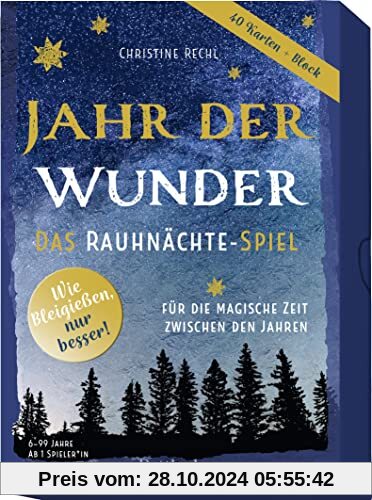 Jahr der Wunder: Das Rauhnächte-Spiel | 40 Orakelkarten mit überlieferten und neuen Rauhnächte-Ritualen und deren Bedeut