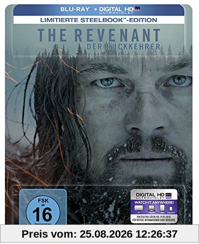 The Revenant: Der Rückkehrer - Steelbook [Limited Edition] (+ Digital Copy) [Blu-ray]