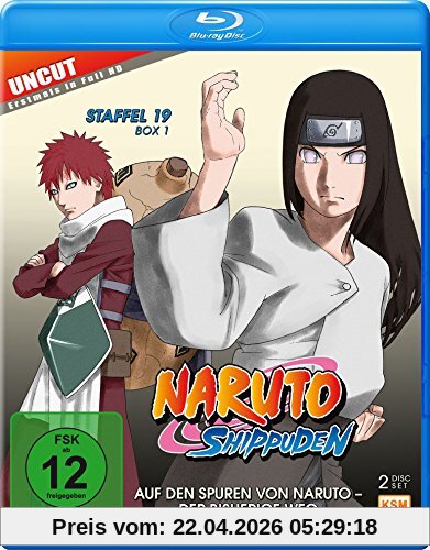 Naruto Shippuden - Auf den Spuren von Naruto - Der bisherige Weg - Staffel 19.1: Episode 614-623 [Blu-Ray]