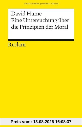 Eine Untersuchung über die Prinzipien der Moral