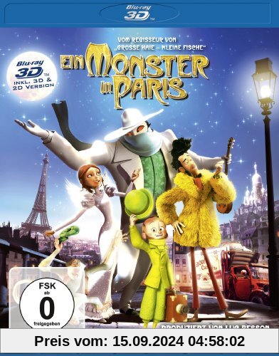 Ein Monster in Paris (inkl. 2D Version) [Blu-ray 3D]