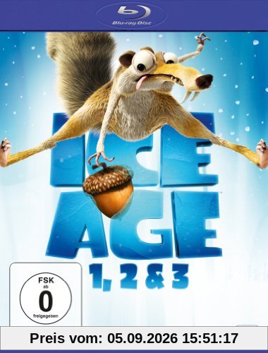 Ice Age - Box Set Teil 1, 2 & 3 [Blu-ray]