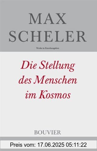 Binding : Broschiert, Edition : 18. Auflage. Werke in Einzelausgaben. Nach der 3., durchgesehenen Auflage 1995 der Gesammelten Werke, Band IX., Label : Bouvier, Publisher : Bouvier, medium : Broschiert, numberOfPages : 67, publicationDate : 2007-11-05, authors : Max Scheler, publishers : Frings, Manfred S., languages : german, ISBN : 341602592X