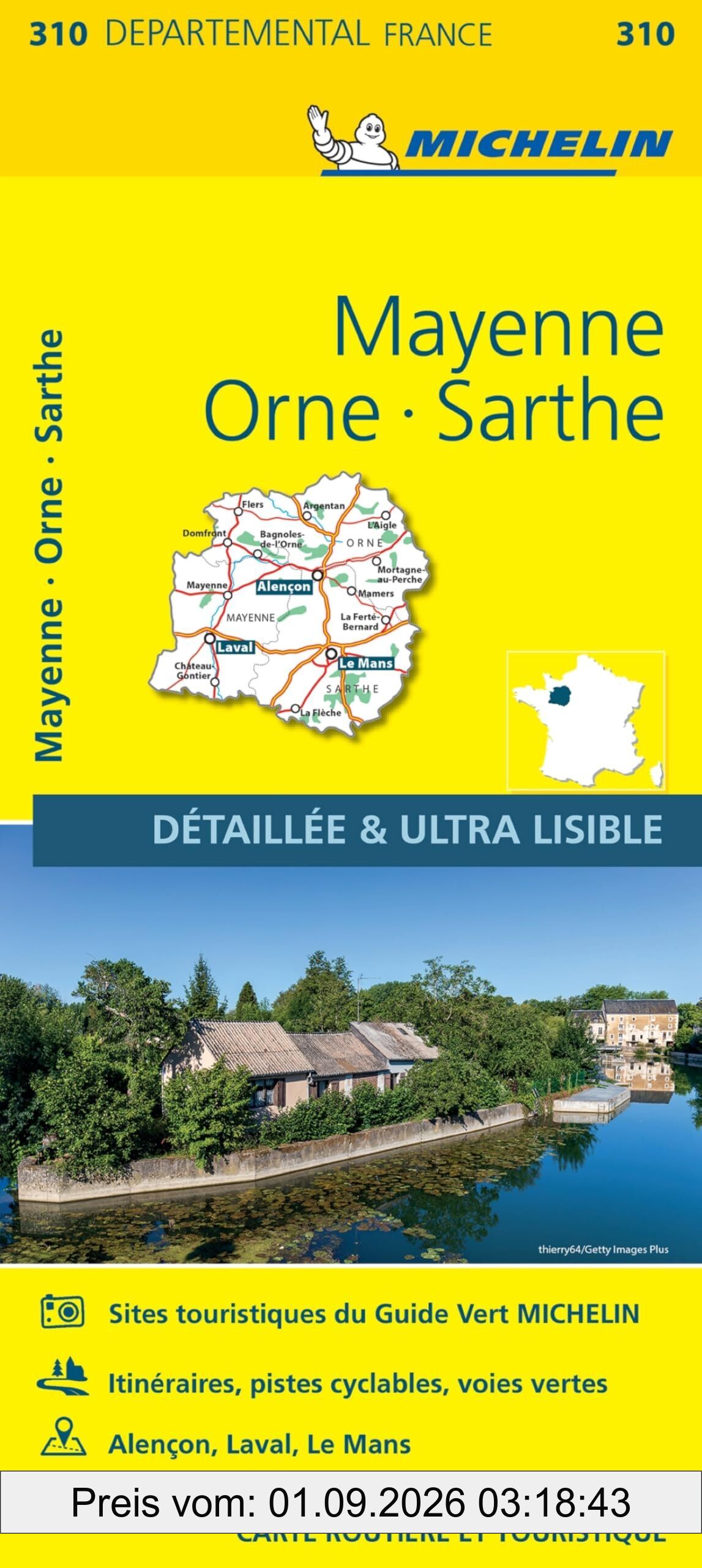 Michelin Mayenne,Orne,Sarthe 310