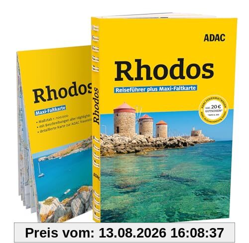 ADAC Reiseführer plus Rhodos: Mit Maxi-Faltkarte und praktischer Spiralbindung
