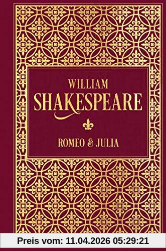 Romeo und Julia: Leinen mit Goldprägung