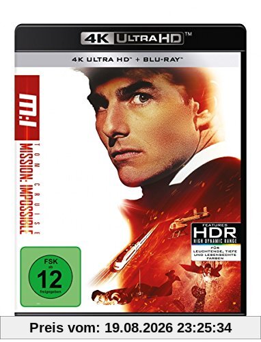 Brian De Palma Mission, Impossible 1 (4K Ultra Hd) (+ Blu-ray 2D)