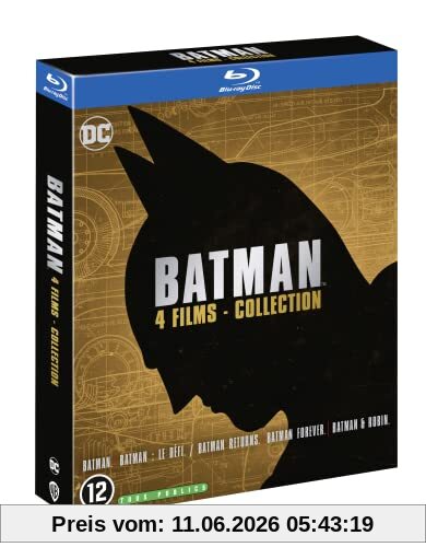 Tim Burton Batman 1 à 4 [Blu-ray] [Fr Import]