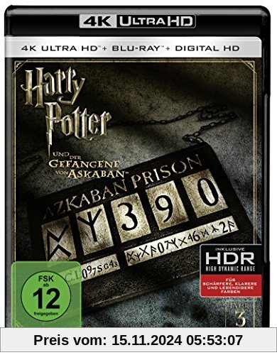 Harry Potter und der Gefangene von Askaban (4K Ultra HD + 2D-Blu-ray) (2-Disc Version)