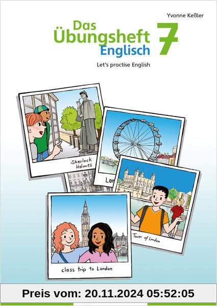 Das Übungsheft Englisch 7: Let’s practice English