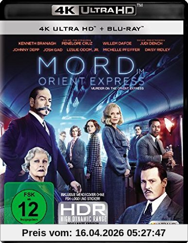 Mord im Orient Express  (4K Ultra HD) (+ Blu-ray 2D)