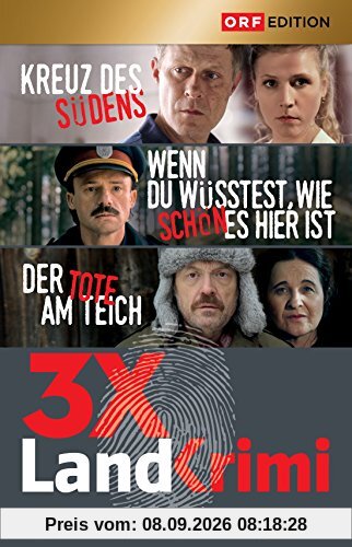 Landkrimi-Set 2: Kreuz des Südens / Wenn du wüsstest, wie schön es hier ist / Der Tote am Teich [3 DVDs]