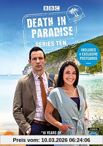 unbekannt Death In Paradise - Series 10 (Includes 4 Exclusive Postcards) [Dvd] [2021]