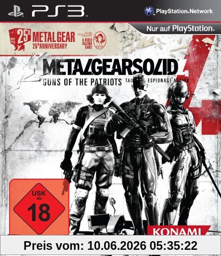 Metal Gear Solid 4 - Guns of the Patriots (25th Anniversary Edition)