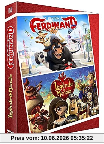 Coffret animation 2 films : ferdinand ; la légende de manolo [FR Import]