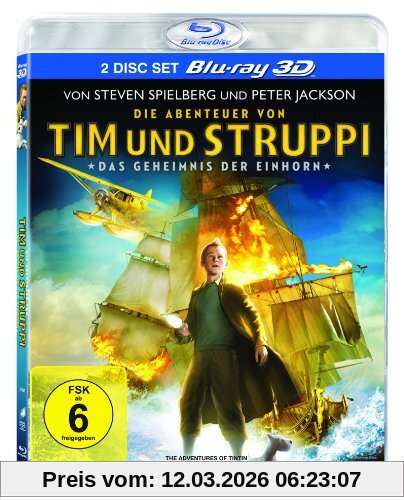 Steven Spielberg Die Abenteuer Von Tim & Struppi - Das Geheimnis Der Einhorn [Blu-ray 3D]