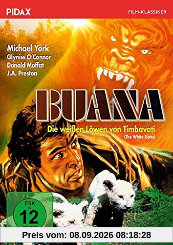 Buana - Die weißen Löwen von Timbavati (The White Lions) / Spannender Abenteuerfilm mit Michael York (Pidax Film-Klassiker)