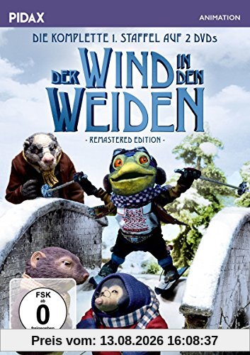 Der Wind in den Weiden, Staffel 1 - Remastered Edition (The Wind in the Willows) / Die komplette 1. Staffel nach dem Buchklassiker von Kenneth Grahame (Pidax Animation) [2 DVDs]