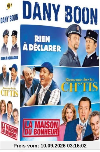 Coffret dany boon : rien à declarer ; bienvenue chez les ch'tis ; la maison du bonheur [FR Import]