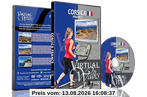 Virtuelle Spaziergänge - Korsika, Frankreich für Indoor Walking, Laufband und Radfahrtraining
