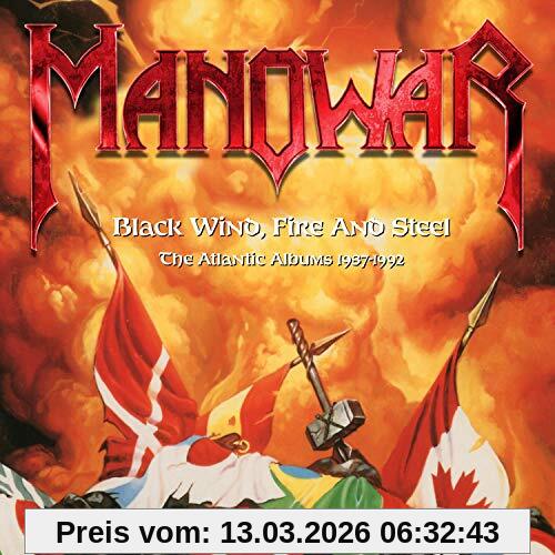 Manowar Black Wind, Fire And Steel-the Atlantic Albums
