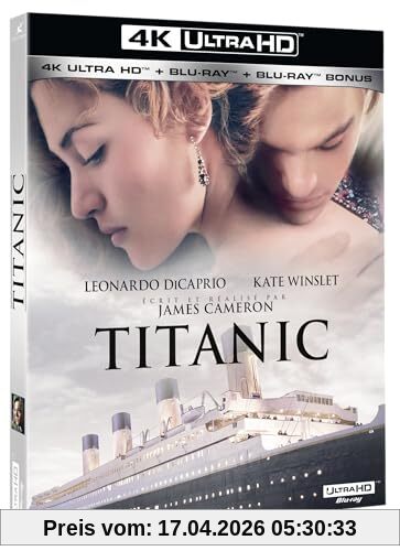 Titanic 4k ultra hd [Blu-ray] [FR Import]