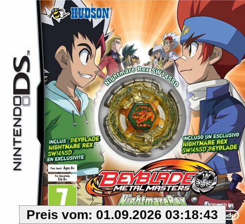 BEYBLADE METAL MASTERS: NIGHTMARE REX + TROTTOLA