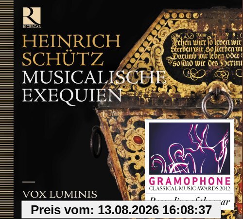 Schütz: Musicalische Exequien SWV 279/Trauer-Motetten