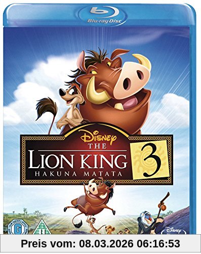 Bradley Raymond The Lion King 3, Hakuna Matata [Blu-ray] [Uk Import]