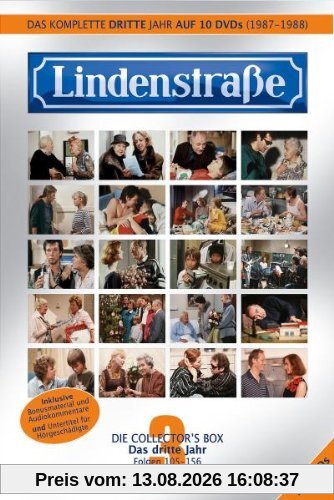 Lindenstraße - Das komplette 3. Jahr (Folge 105-156) (Collectors Box, 10 DVDs)