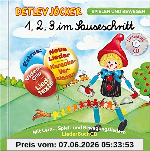 1,2,3,im Sauseschritt (Liederbuchcd)