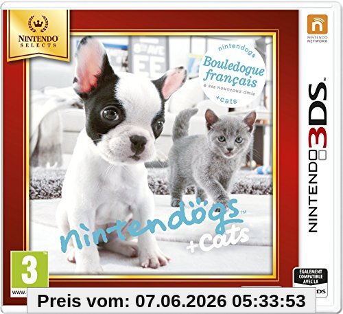 Nintendogs + Cats Bouledogue Jeux Selects 3DS