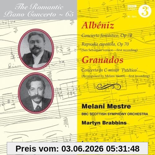 Melani Mestre Albeniz/Granados, Das Romantische Klavierkonzert Vol.65