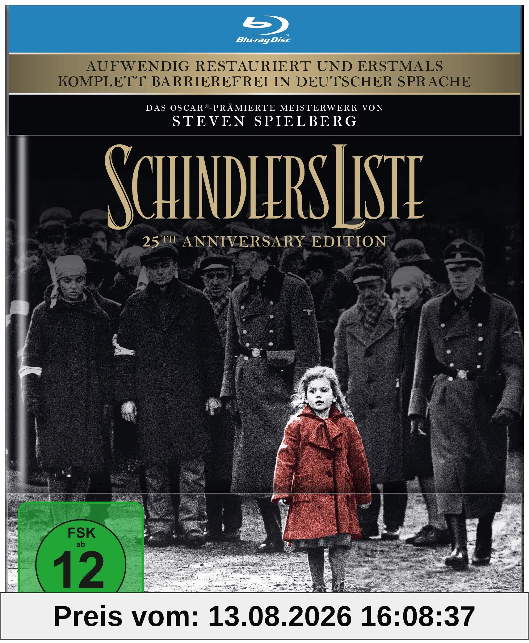 Schindlers Liste - 25th Anniversary Edition [Blu-ray]