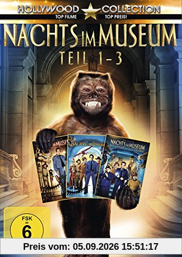 Nachts im Museum - Teil 1-3 [2 DVDs]