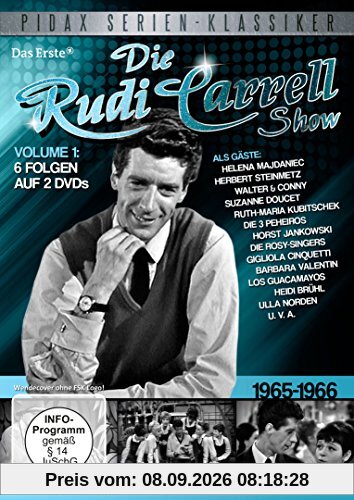 Die Rudi Carrell Show, Vol. 1 / 6 Folgen der beliebten Unterhaltungs-Show mit vielen Stars von 1965 - 1966 (Pidax Serien-Klassiker)[2 DVDs]