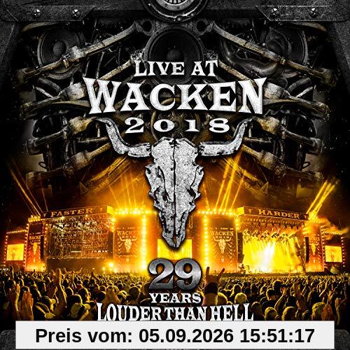 Live at Wacken 2018:29 Years Louder Than Hell [4 DVDs]
